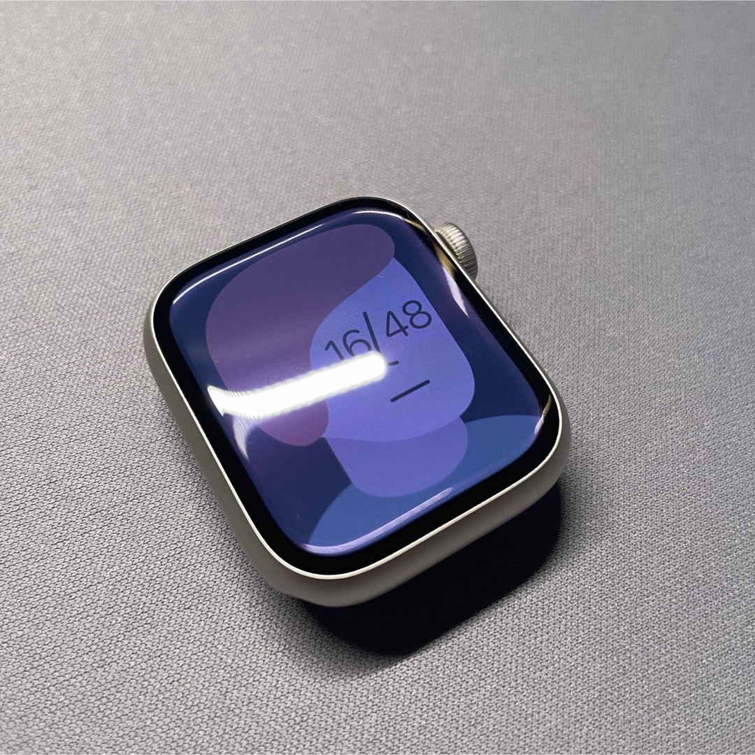 Apple(アップル)のApple Watch Series 7 GPSモデル 41mm スターライト メンズの時計(腕時計(デジタル))の商品写真