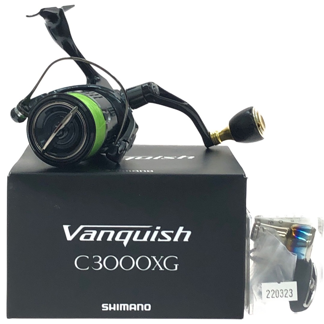 ▼▼SHIMANO シマノ スピニングリール ヴァンキッシュ C3000XG -B 03960 箱・夢屋ハンドルノブ付属