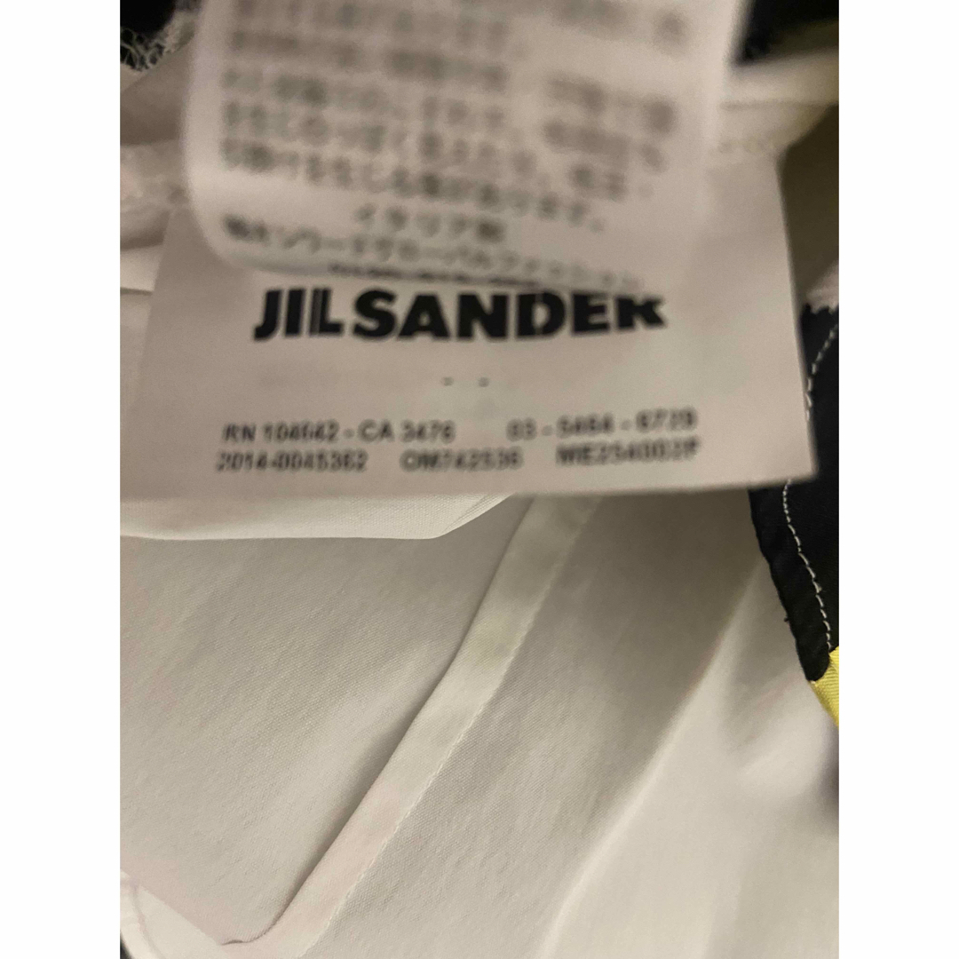 Jil Sander(ジルサンダー)のJIL SANDER ジルサンダー　シャツ　ストライプ　ホワイト×ブラック メンズのトップス(シャツ)の商品写真