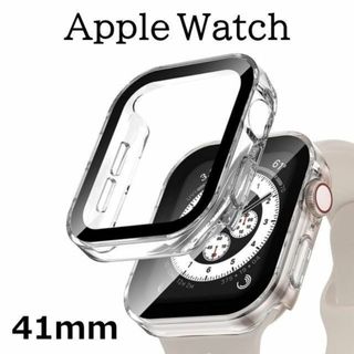 アップルウォッチ(Apple Watch)のApple Watch ケース カバー フラット 41mm クリア(その他)