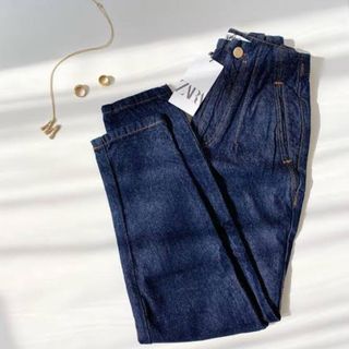 ザラ(ZARA)のzara ハイライズデニムパンツZ1975HIGH-RISETAILORFIT(デニム/ジーンズ)