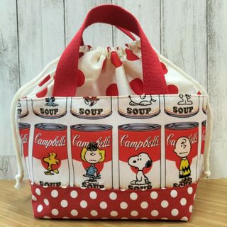 ピーナッツ(PEANUTS)のSNOOPY　スープ缶　お弁当袋　巾着トートバッグ　コンビニ袋(その他)