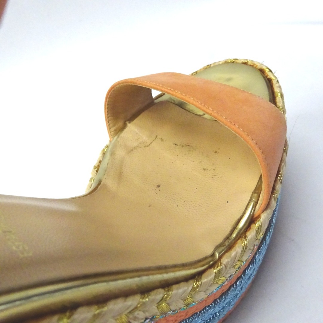 Christian Louboutin(クリスチャンルブタン)のクリスチャンルブタン 靴 サンダル ストラップ エスパドリーユ #36 Ft587883 中古 レディースの靴/シューズ(サンダル)の商品写真