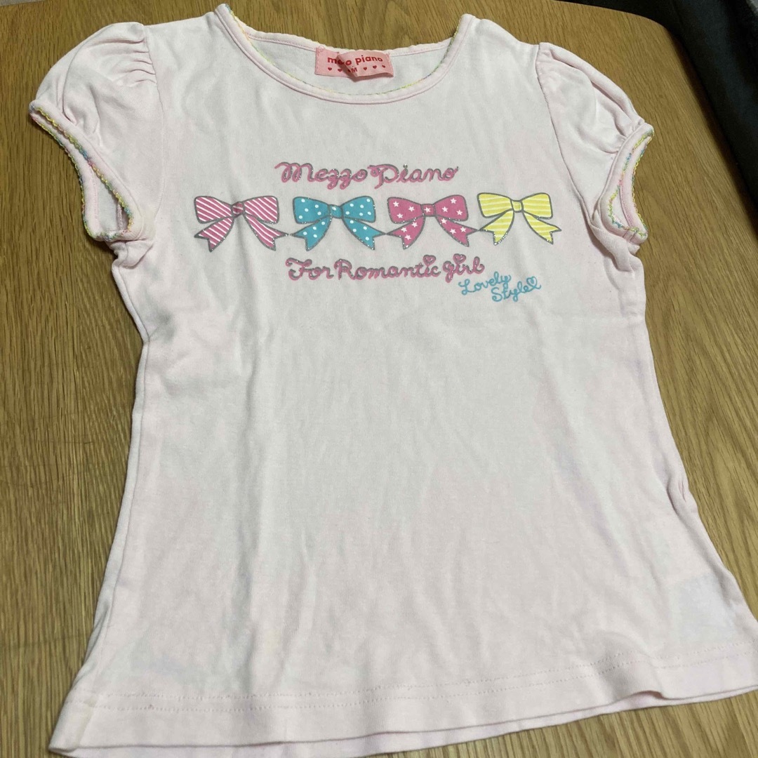 mezzo piano(メゾピアノ)のメゾピアノ  半袖シャツ　ノースリーブ　Tシャツ　150 キッズ/ベビー/マタニティのキッズ服女の子用(90cm~)(Tシャツ/カットソー)の商品写真