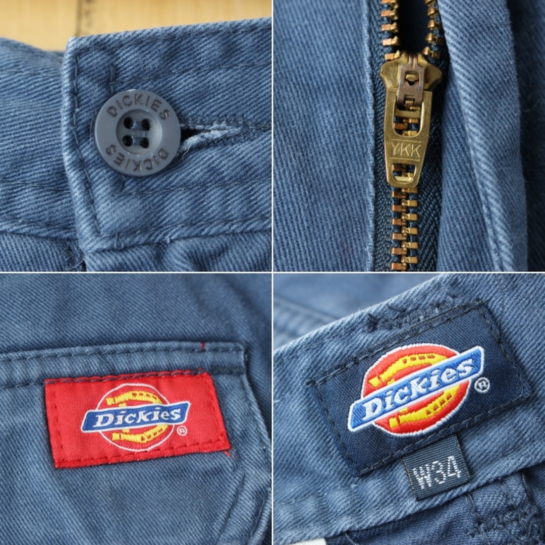 Dickies(ディッキーズ)のUSAディッキーズ カーゴショートパンツ ネイビーW34ショーツハーフ ss91 メンズのパンツ(ショートパンツ)の商品写真