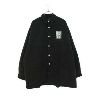 ラフシモンズ(RAF SIMONS)のラフシモンズ  20AW  202-249 PADDED BIG FIT DENIM SHIRT バデッドビッグフィットデニムジャケット メンズ S(Gジャン/デニムジャケット)