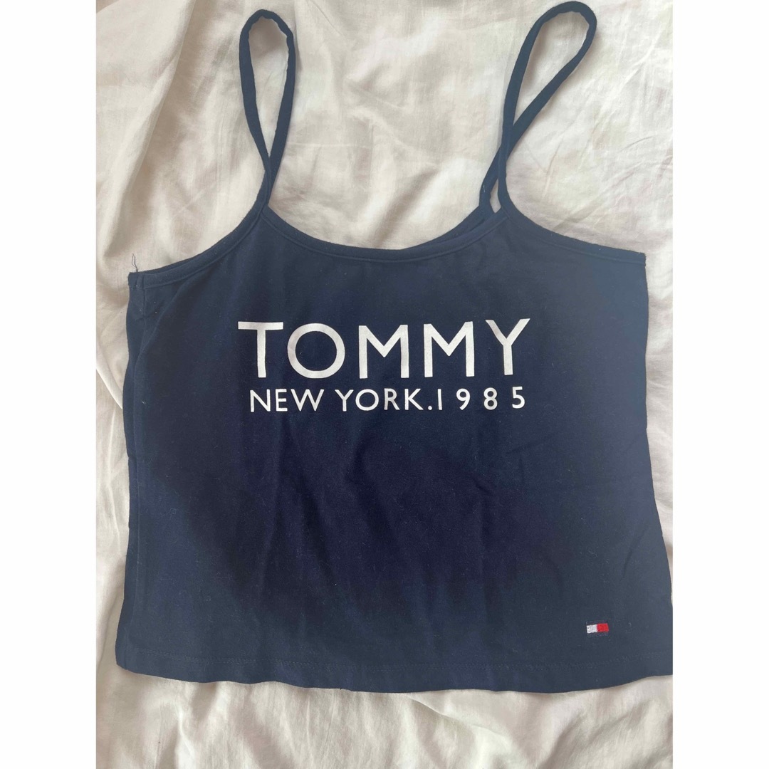 TOMMY HILFIGER(トミーヒルフィガー)のTOMMY HILFIGER タンクトップ ネイビー S メンズのトップス(Tシャツ/カットソー(半袖/袖なし))の商品写真