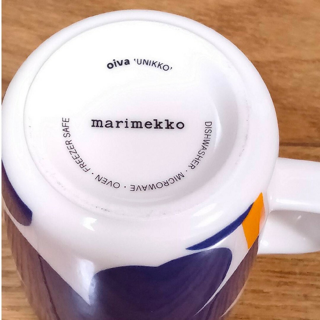 新品未使用　マリメッコ marimekko マグカップ　ウニッコ