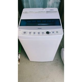 panai♪H122極美品 Haier 2021年製 全自動洗濯機 5.5kg ホワイト 系