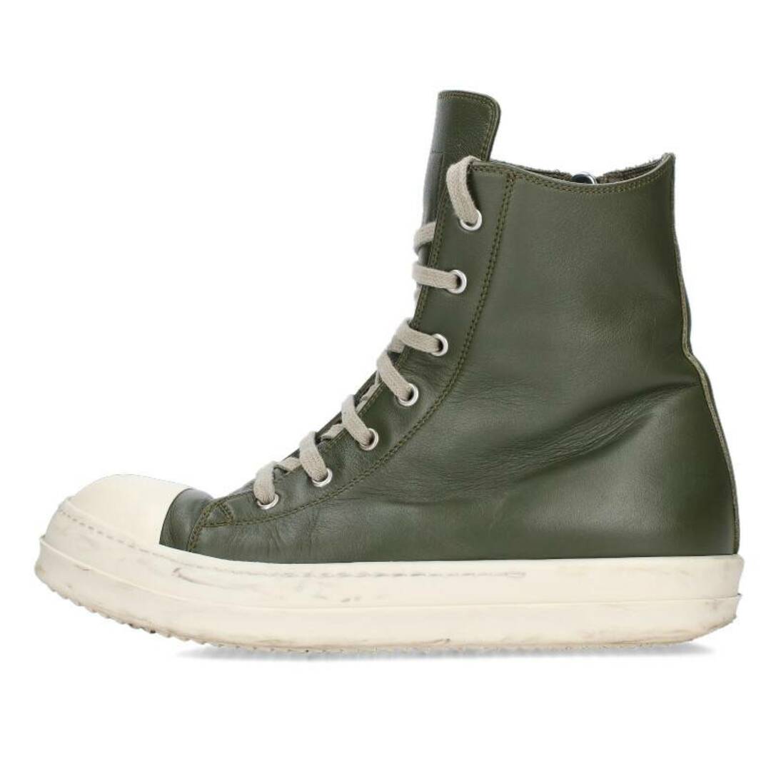 Rick Owens(リックオウエンス)のリックオウエンス  RU02A5890/RAMONES ラモーンズレザーハイカットスニーカー  メンズ 41.5 メンズの靴/シューズ(スニーカー)の商品写真