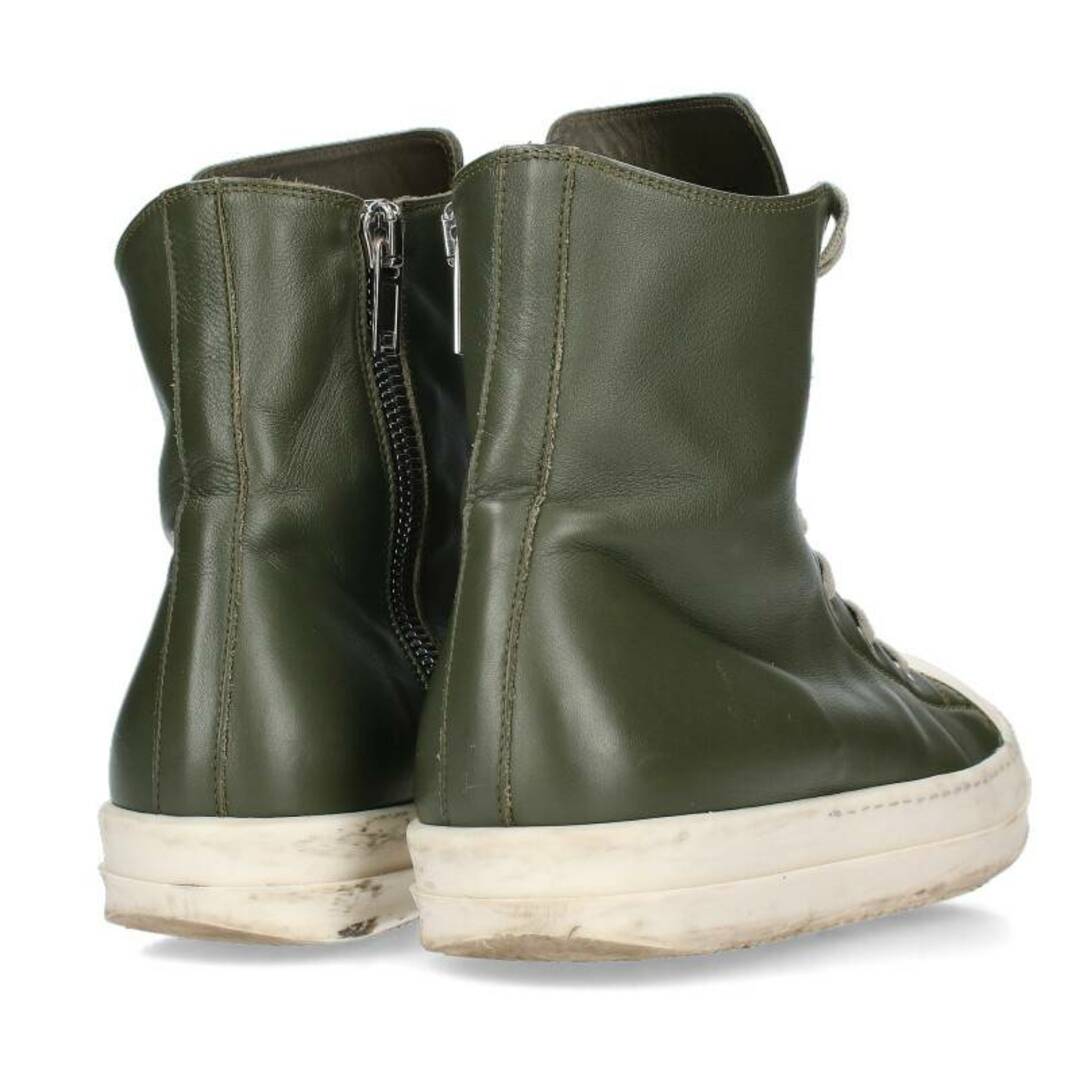 Rick Owens(リックオウエンス)のリックオウエンス  RU02A5890/RAMONES ラモーンズレザーハイカットスニーカー  メンズ 41.5 メンズの靴/シューズ(スニーカー)の商品写真