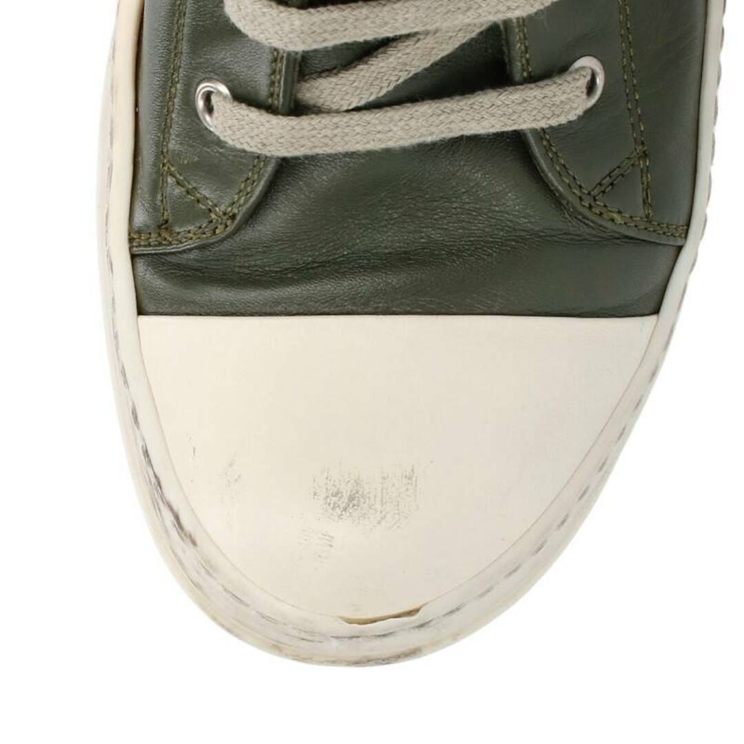 Rick Owens(リックオウエンス)のリックオウエンス  RU02A5890/RAMONES ラモーンズレザーハイカットスニーカー  メンズ 41.5 メンズの靴/シューズ(スニーカー)の商品写真