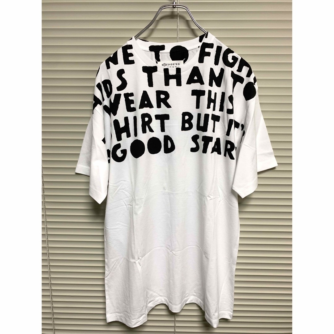 Tシャツ(半袖/袖なし)新品《 Maison Margiela 》AIDS Tee オーバサイズ XS