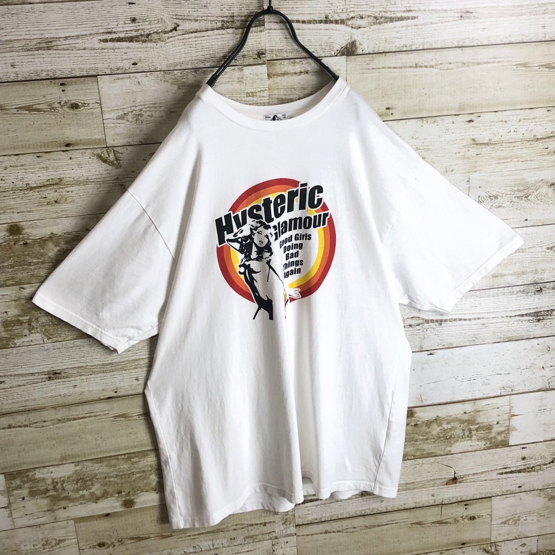 HYSTERIC GLAMOUR(ヒステリックグラマー)のhystericglamour ヒステリックグラマー tシャツ ビックロゴ入り メンズのトップス(Tシャツ/カットソー(半袖/袖なし))の商品写真