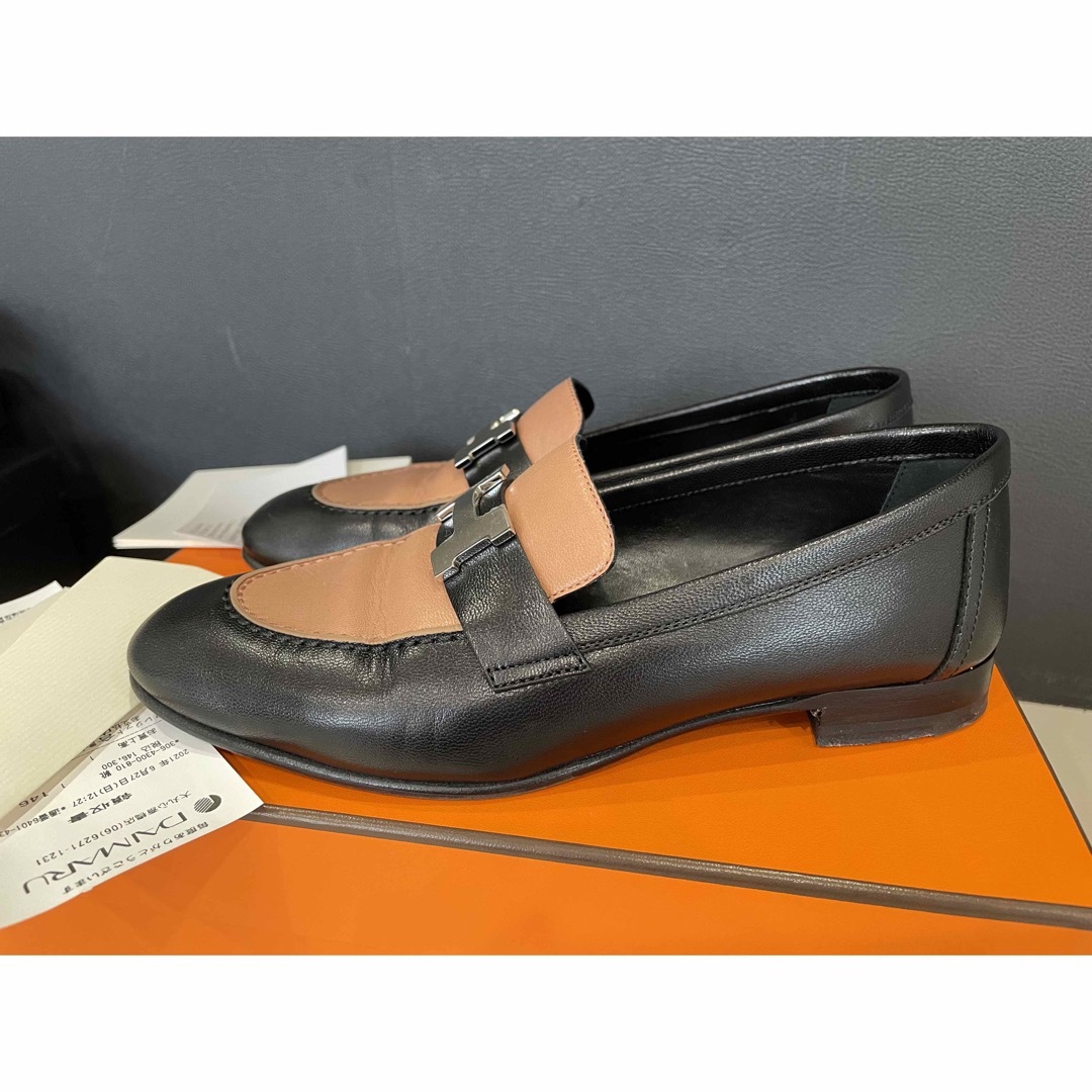 HERMES　モカシン　パリ　35.5 　ローファー