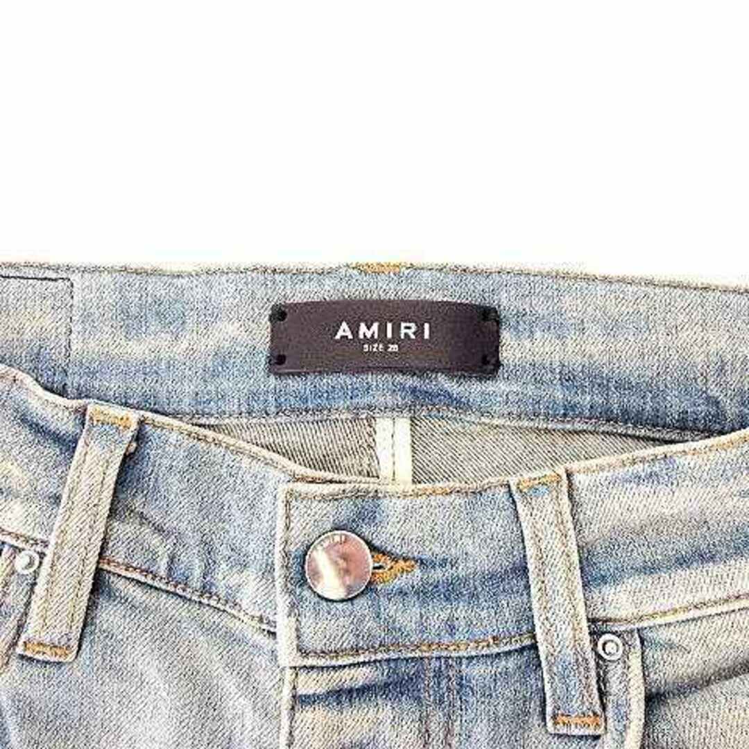 アミリ AMIRI タグ付 MX1 ショットガン バイカー デニムパンツ 28