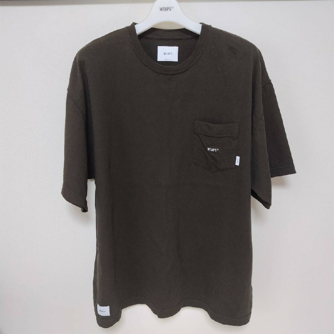 【美品】WTAPS 22SS All 02/SS/COTTN OLIVE TEEメンズ