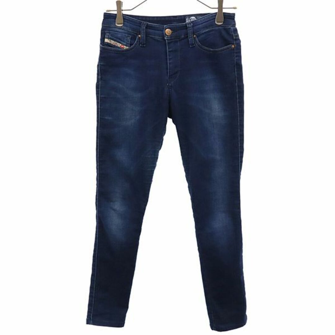 DIESEL - ディーゼル ロゴワッペン スキニー デニム スウェット パンツ