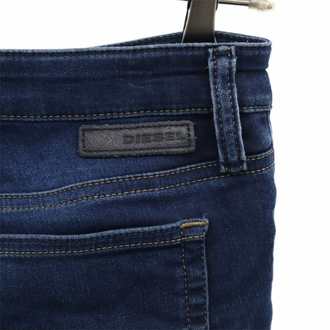 DIESEL - ディーゼル ロゴワッペン スキニー デニム スウェット パンツ