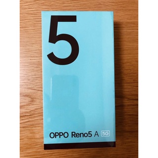 オッポ(OPPO)のOPPO Reno5 A (eSIM) アイスブルー Y!mobile (スマートフォン本体)