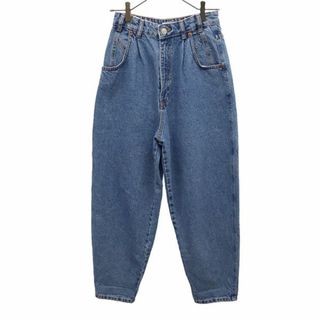 ザラ(ZARA)のザラ テーパード デニムパンツ 4 ブルー ZARA ジーンズ レディース 【中古】  【230702】(ショートパンツ)