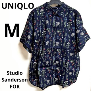 ユニクロ(UNIQLO)のUNIQLO ユニクロ スタジオサンダーソン ソフトコットン 半袖シャツ(シャツ/ブラウス(半袖/袖なし))