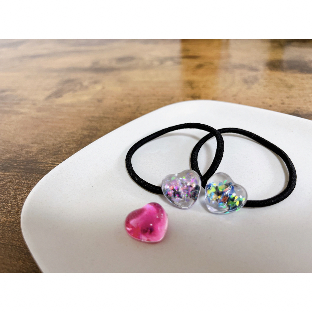 レジン ヘアゴム【ハート】2個セット キッズ用 | フリマアプリ ラクマ レジン ヘアゴム【ハート】2個セット キッズ用 | フリマアプリ ラクマ