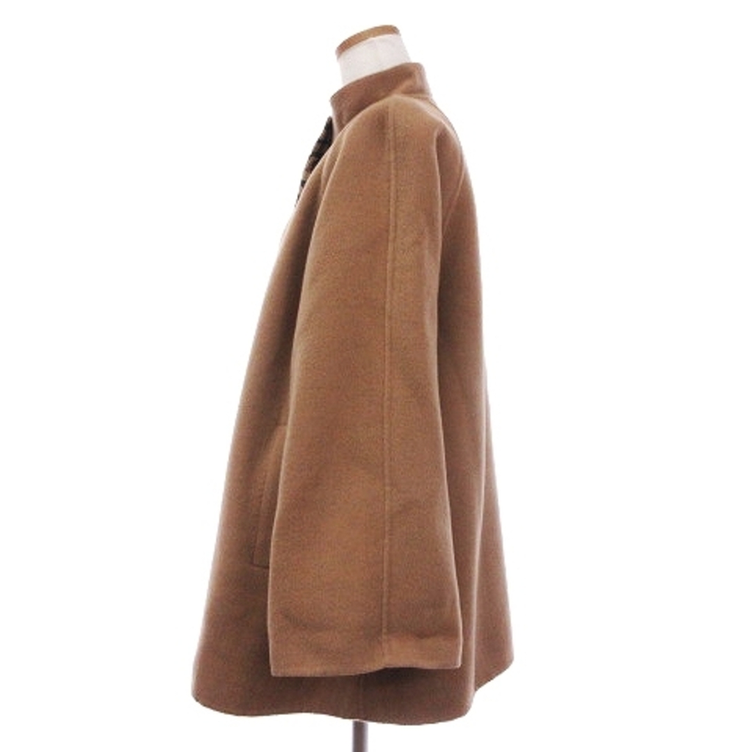 DAKS - ダックス スタンドコート Aライン 長袖 半裏 ウール ベージュ
