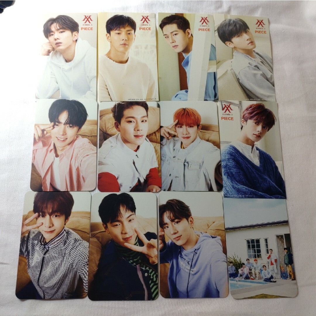 monsta x photocard トレカセット peace jp | フリマアプリ ラクマ