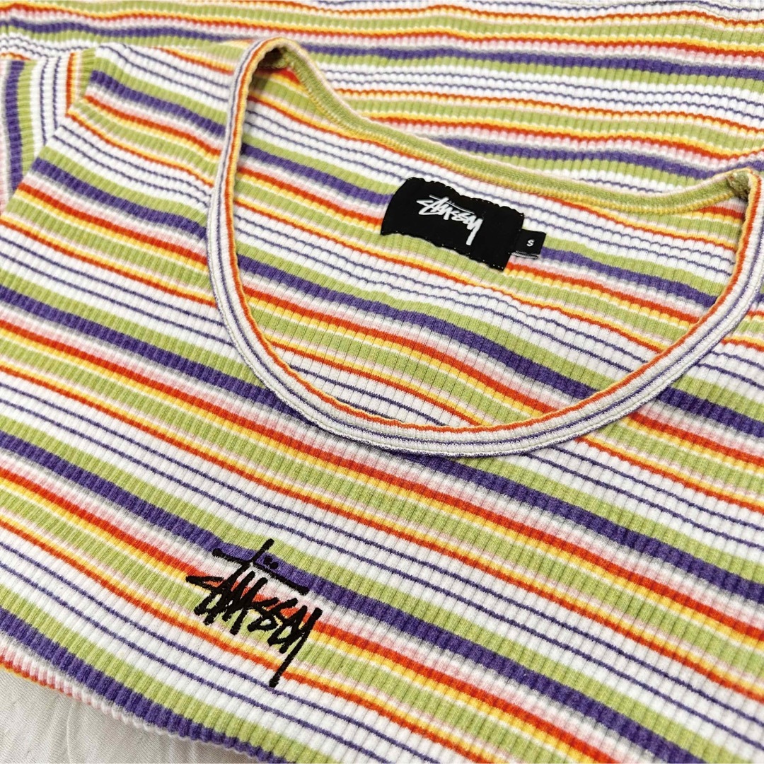 【stussy women】Stock Multi Stripe Top 1