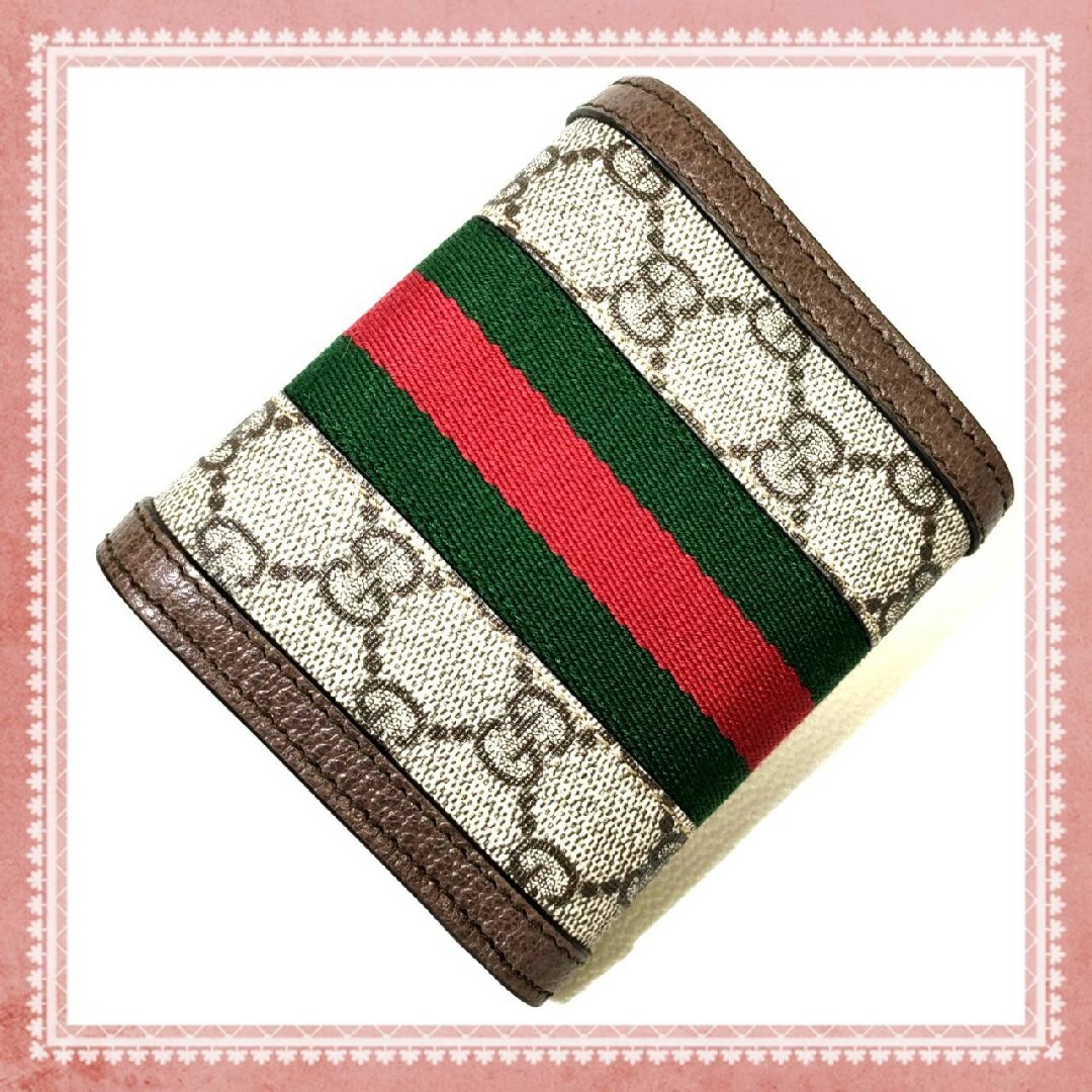 Gucci(グッチ)のグッチ オフィディア 折り財布 フレンチフラップ シェリーライン　マーモント G レディースのファッション小物(財布)の商品写真