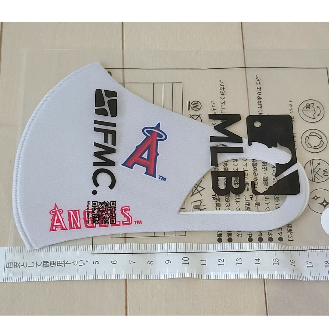 MLB(メジャーリーグベースボール)のAngels mask エンゼルス マスク 大谷翔平 メジャーリーグ MLB スポーツ/アウトドアの野球(その他)の商品写真