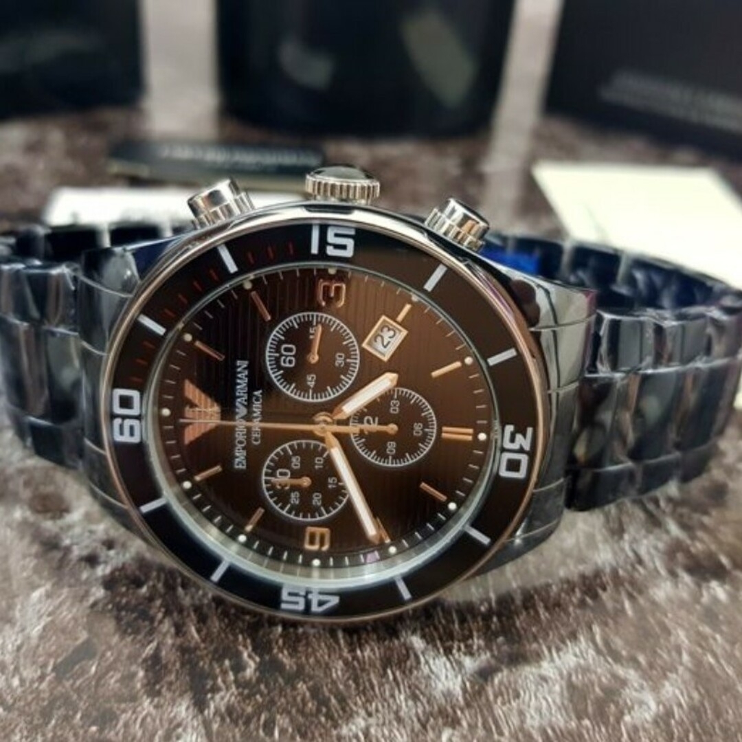 Emporio Armani(エンポリオアルマーニ)の未使用新品☆　エンポリオアルマーニ　AR1421　EMPORIO ARMANI メンズの時計(腕時計(アナログ))の商品写真