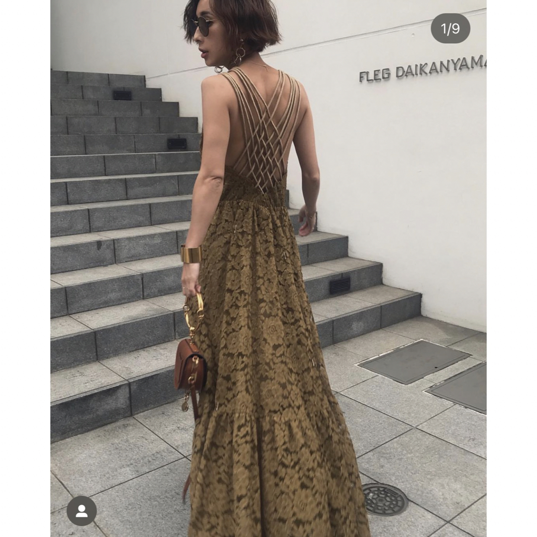 新品未使用Ameri VINTAGE MEDI BACK CROSS DRESS