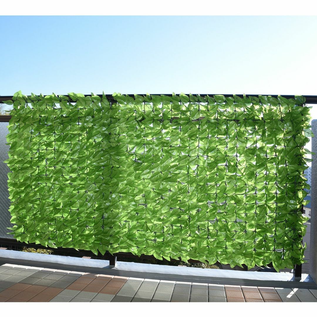 特別セール中 【色: ライトグリーン】山善 リーフラティス 約100×200cm