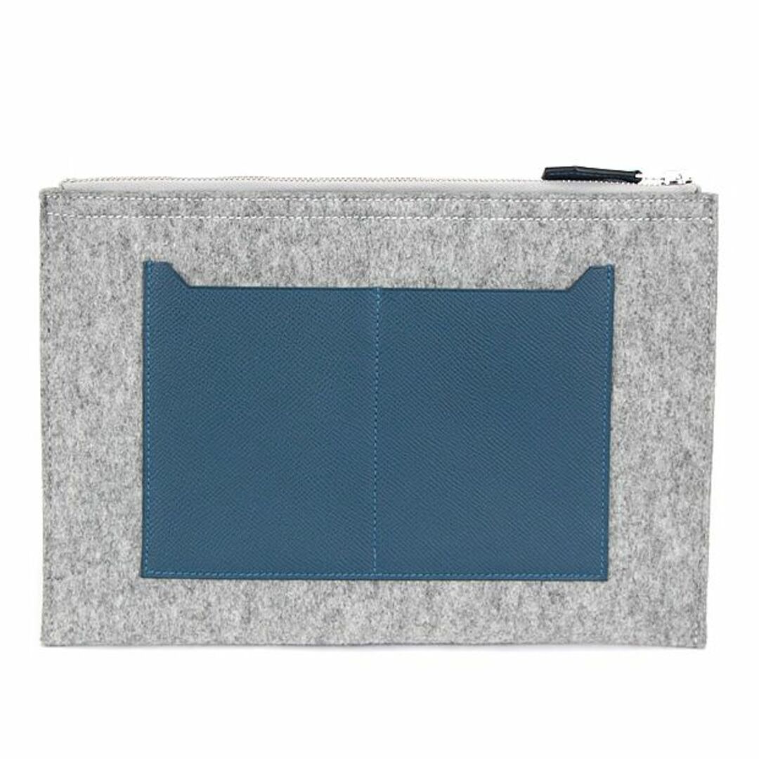 幅広type 【広尾店】エルメス トゥードゥー29 クラッチバッグ フェルト