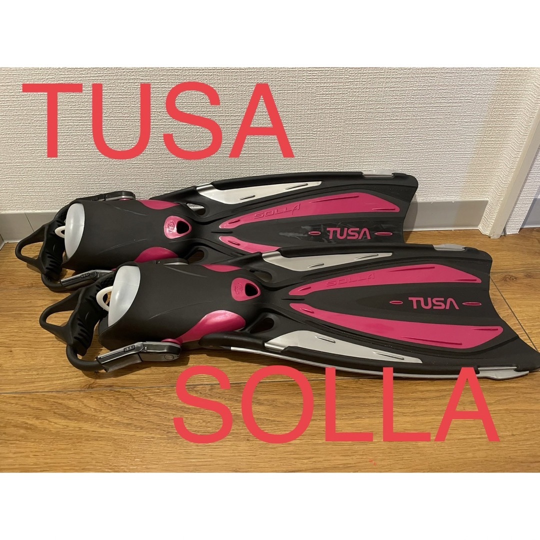 TUSA(ツサ)のTUSA ハイブリッドダイビングフィン　バンジーストラップ付き スポーツ/アウトドアのスポーツ/アウトドア その他(マリン/スイミング)の商品写真