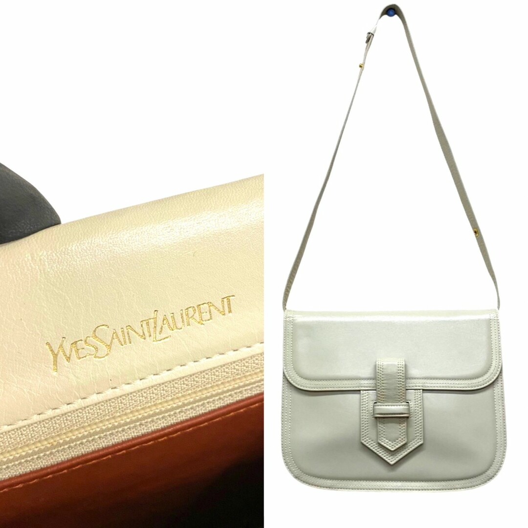 Saint Laurent - 極 美品 YVES SAINT LAURENT イヴサンローラン レザー