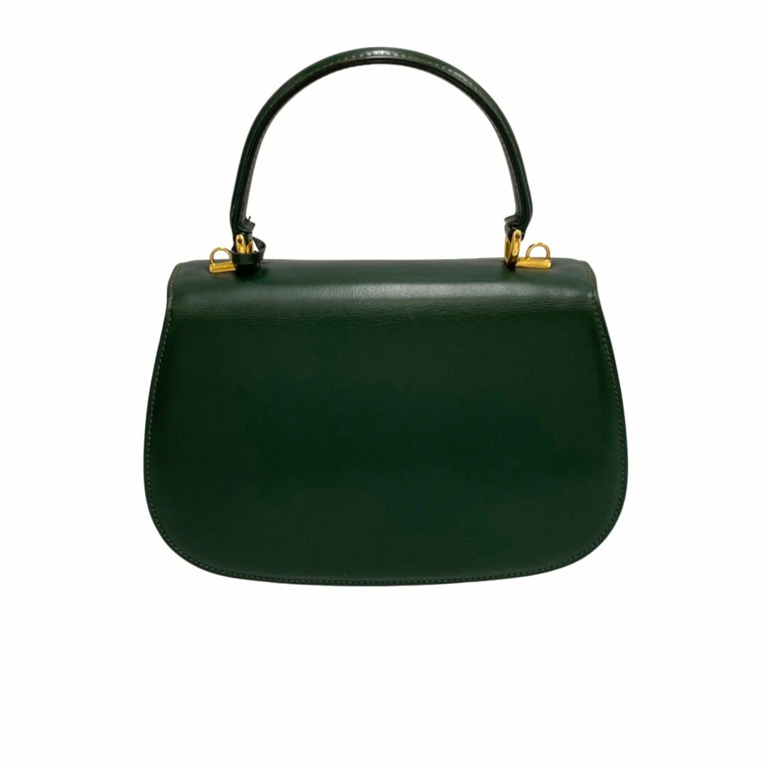 極 美品 オールドグッチ レディロック レザー 2way ショルダーバッグ