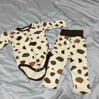 ザラキッズ(ZARA KIDS)の新品　韓国　ベビー　セットアップ　ロンパース　66(ロンパース)