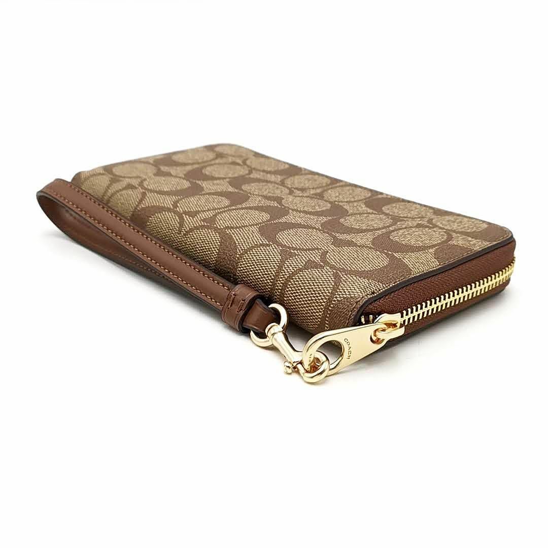 超美品 コーチ COACH 長財布 ラウンドファスナー 03-23062704-