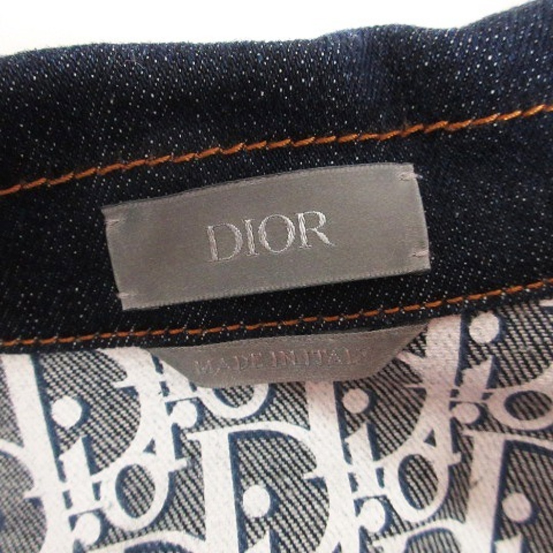 DIOR HOMME(ディオールオム)のディオールオム 美品 20SS オブリーク デニムジャケット インディゴ 44 メンズのジャケット/アウター(Gジャン/デニムジャケット)の商品写真