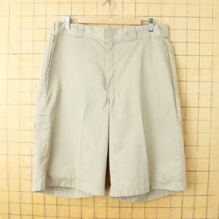 ディッキーズ(Dickies)のUSA Dickiesチノ ショートパンツ ベージュW36ハーフワーク ss94(ショートパンツ)