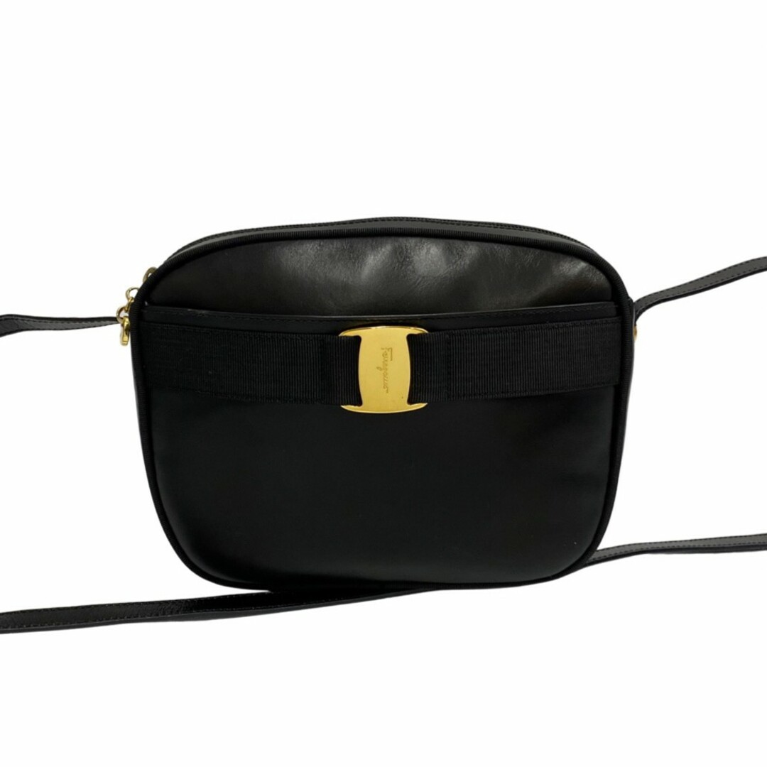 極 美品 Salvatore Ferragamo サルヴァトーレフェラガモ ヴァラリボン