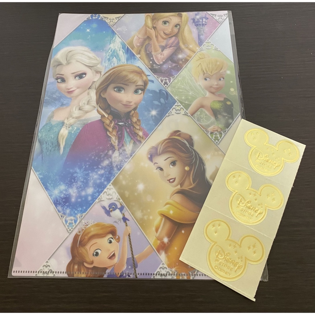 ディズニー クリアファイル シール付 エンタメ/ホビーのアニメグッズ(クリアファイル)の商品写真