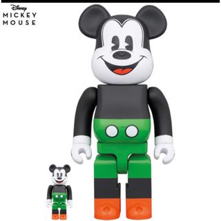 BE@RBRICK MICKEY MOUSE R&W 100％ & 400％