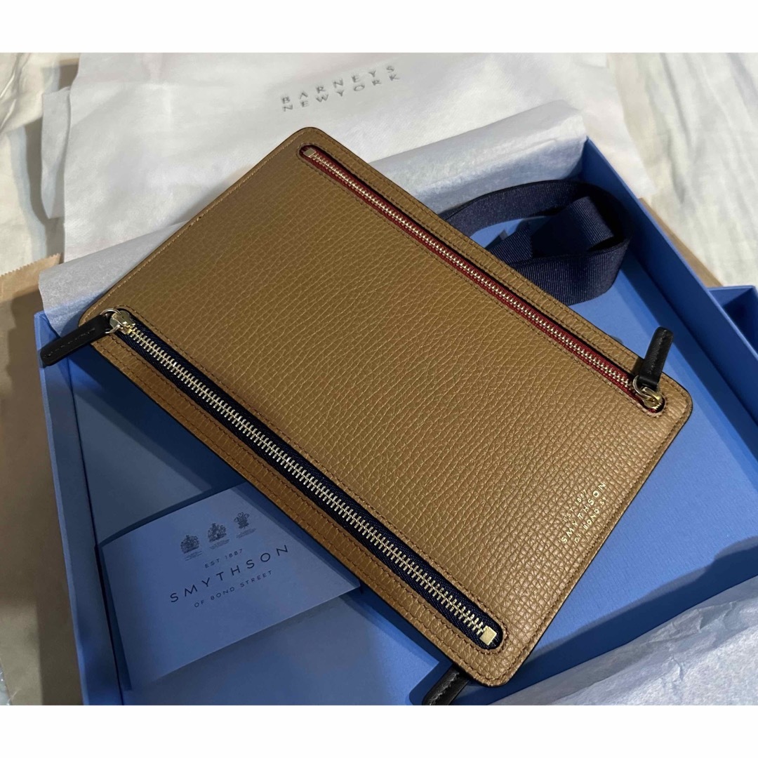 Smythson(スマイソン)の【Kelly様専用】SYTHSON スマイソン　カレンシー新品茶 レディースのファッション小物(財布)の商品写真