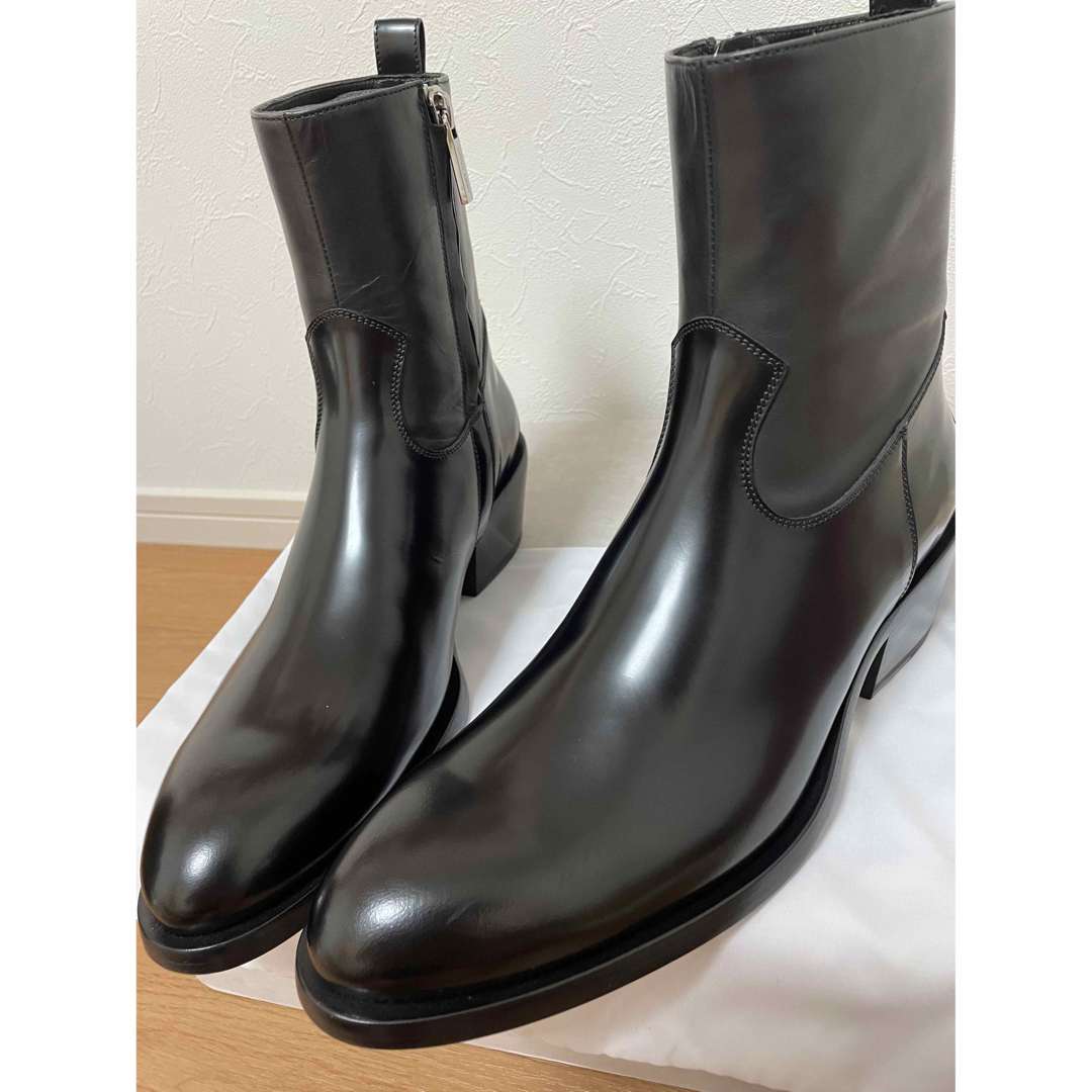 JIMMY CHOO - Jimmy Choo 新品 アンクルブーツ サイドジップ ヒール