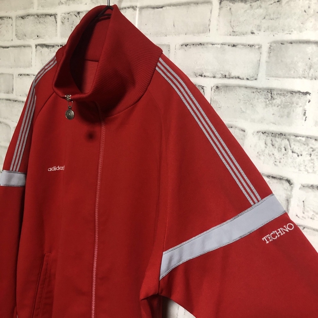 adidas - 70s⭐️adidas トラックジャケット L TECHNO vintage赤の通販