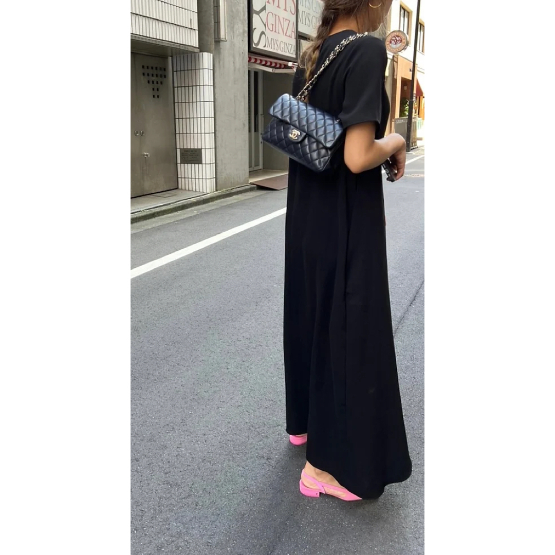 cainee Oversized maxi dress(black) の通販 by こーく's shop｜ラクマ